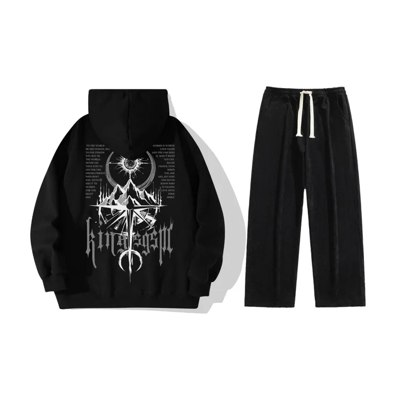 Kingsgspc Sweatshirt Set Unisex-0