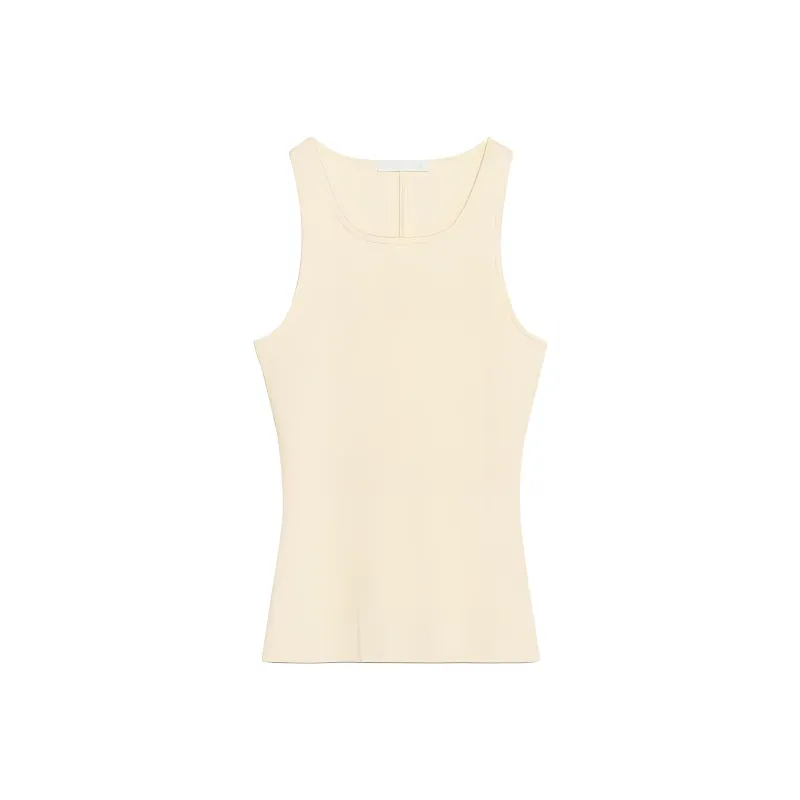 ZARA Tank Tops Women's Cream-0