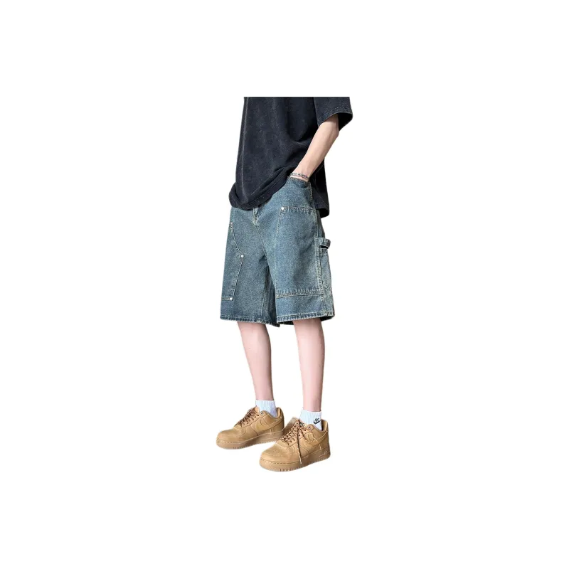 Teddy Bear Collection Denim Shorts Unisex-11