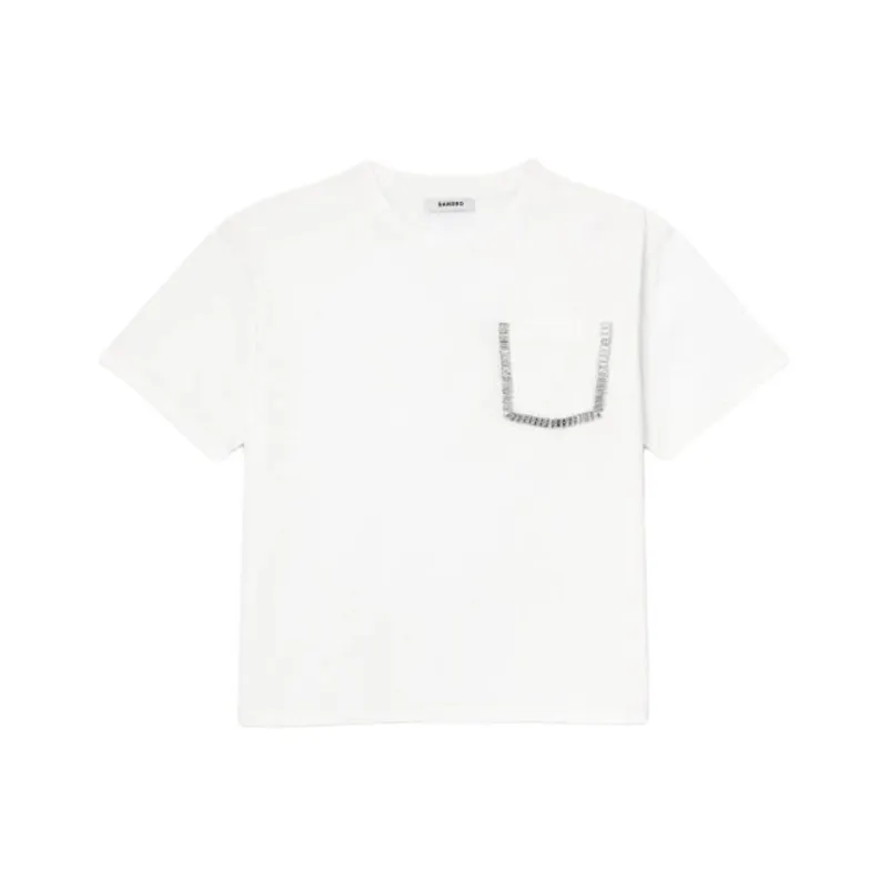 Sandro T-Shirts Women's White-0