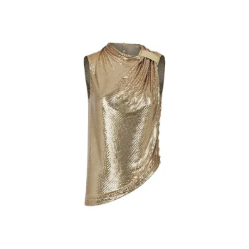 Paco Rabanne Temporary Chainmail Asymmetric Top