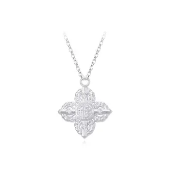 Bear Silversmith 999 Fine Silver Sterling Silver Necklace Women's