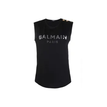 BALMAIN T-Shirts Women's Black