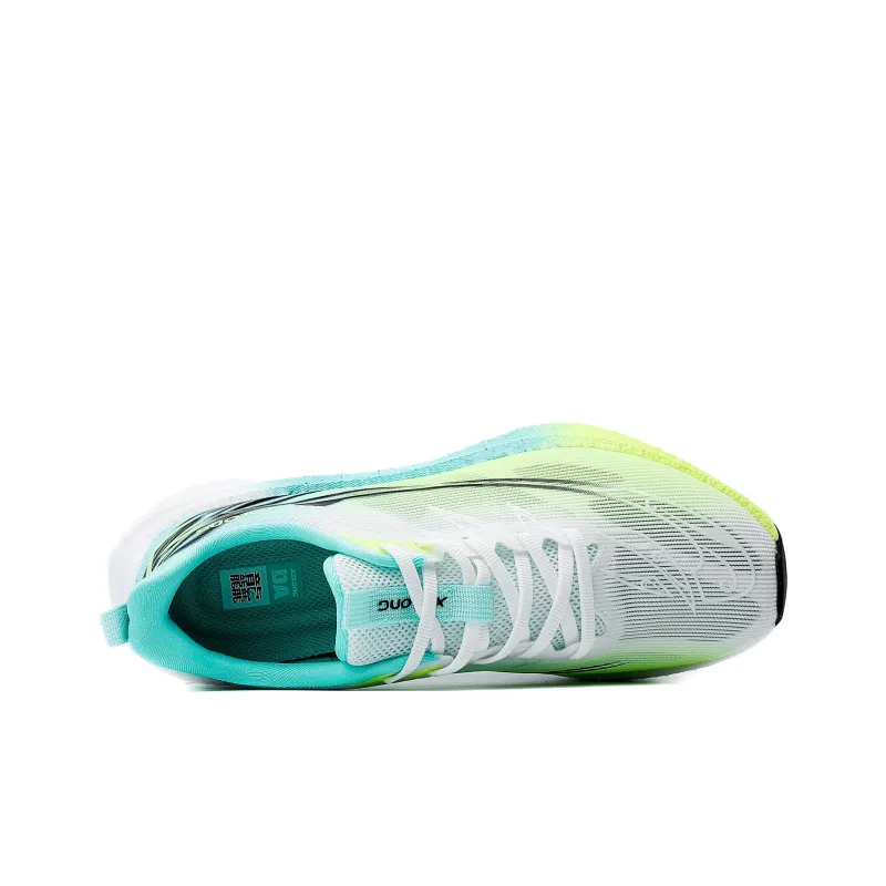 XIDELONG Cushioning Slip Resistant Low Top Carbon Plate Sprint Running Shoes Unisex Turquoise-2
