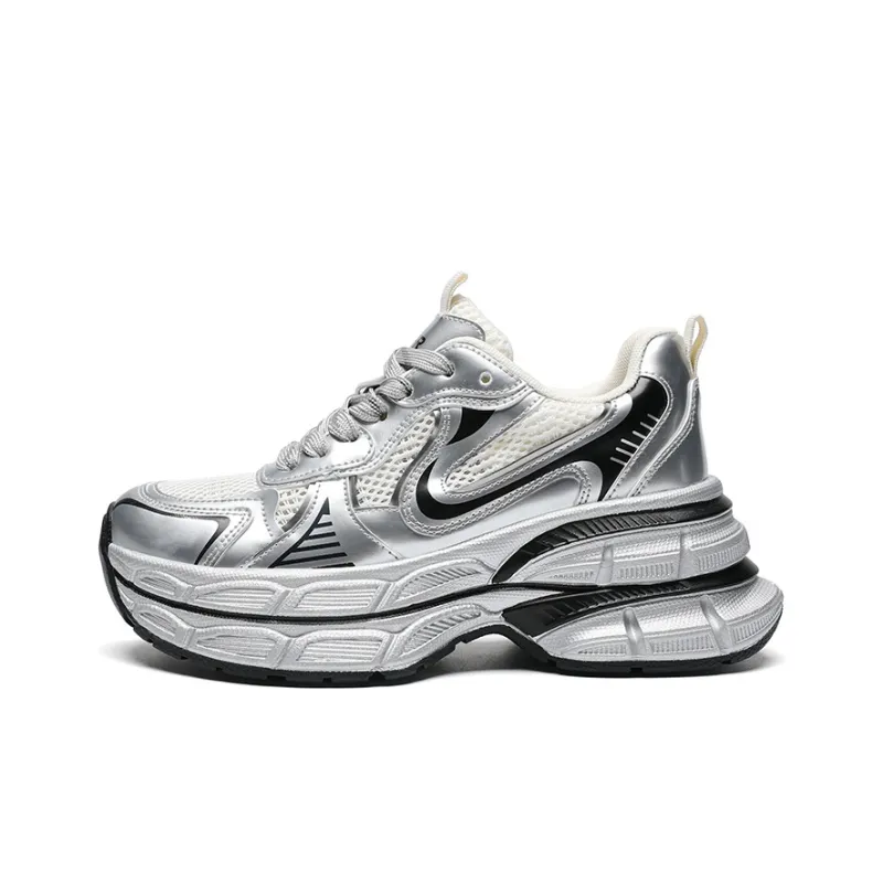 ZHR Super Star Era Cushioning Abrasion Resistant Coverage Lightweight Low Top Chunky Sneakers Women's-0