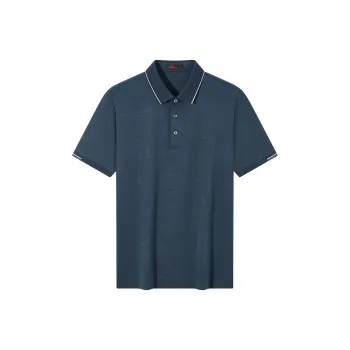 SEVEN Polo Shirt Men's Peacock Blue