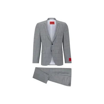 HUGO BOSS Business Suit Men's Gray