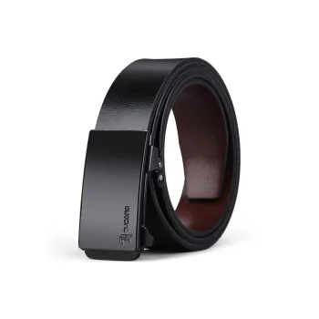 TUCANO Split Cow Leather Transferred Leather Belts Men's Width 3.3CM