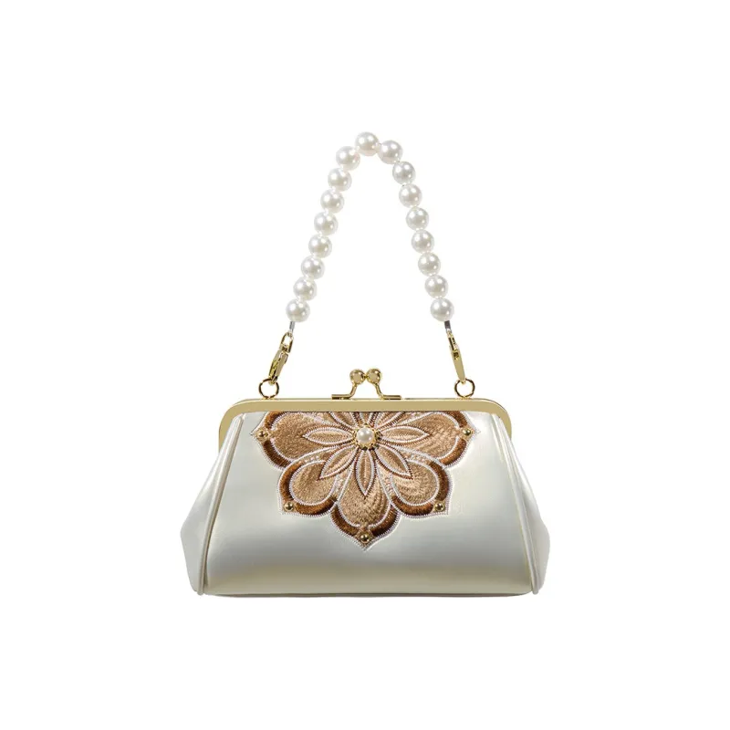 Bywhich PU Handbag Women's Ecru-0