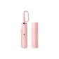 Trifold 8-Rib Hand-Open Loop Button Umbrella in Coral Pink