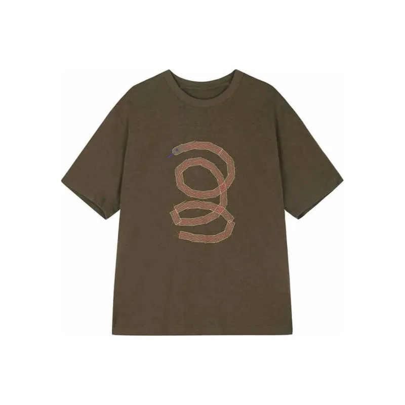 Jiangnan Commoner Snake Year Collection T Shirt Women's-0