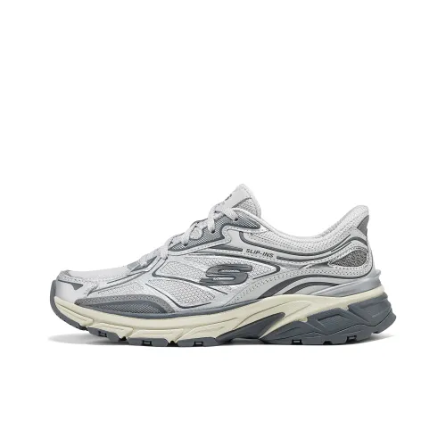 Skechers Low Top Chunky Sneakers Women's Silver