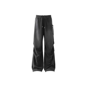 PEDLOR Casual Pants Unisex Washed Gray