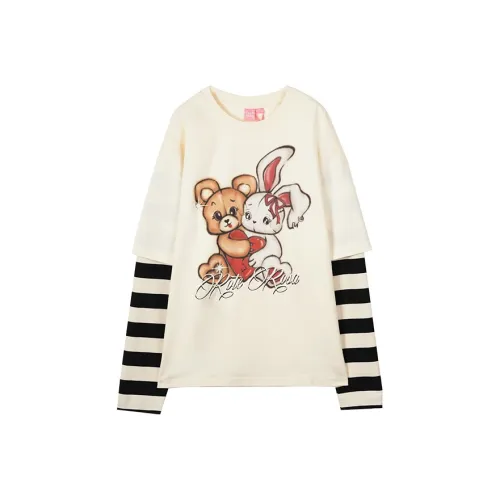LALABOBO T Shirts Women's Beige