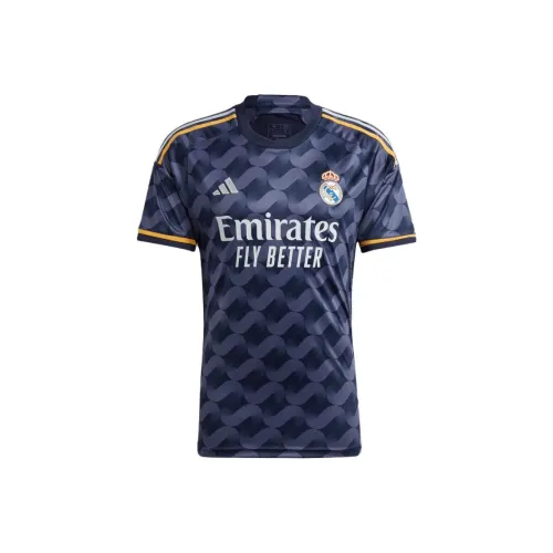 Adidas Real Madrid Soccer Jerseys Men Dark Blue