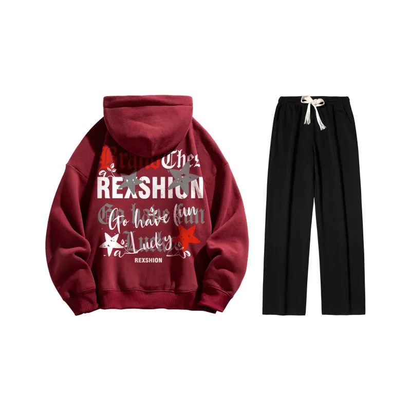 REXSHION Sweatshirt Sets Unisex-9