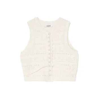 Sandro Floral appliqué Vest