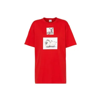 Burberry T Shirts Women's Red