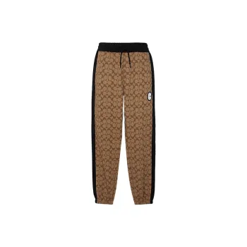 COACH FW22 Sports Pants Men's Khaki
