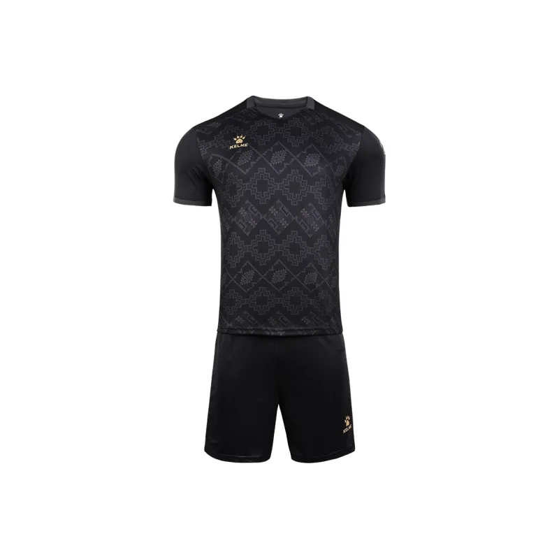 KELME Short Sleeved T Shirts Straight Fit Soccer Apparel Unisex-12