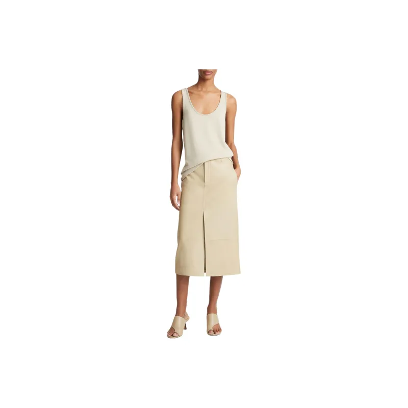 VINCE Sleeveless Knitted Top-0