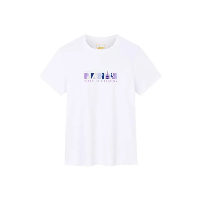 Anta Variety Training Collection T-Shirt Women's Snowflake White-0