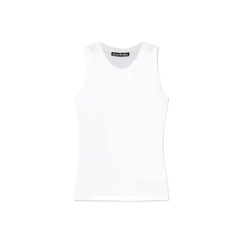 Acne Studios Logo Patch Jersey Tank Top