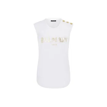 BALMAIN T Shirts Women's White