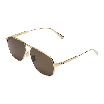 DIOR Metal Aviator Sunglasses Women's Gold