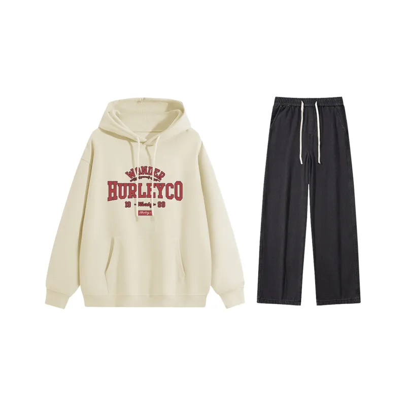 Hurley Sweatshirt Sets Unisex-4
