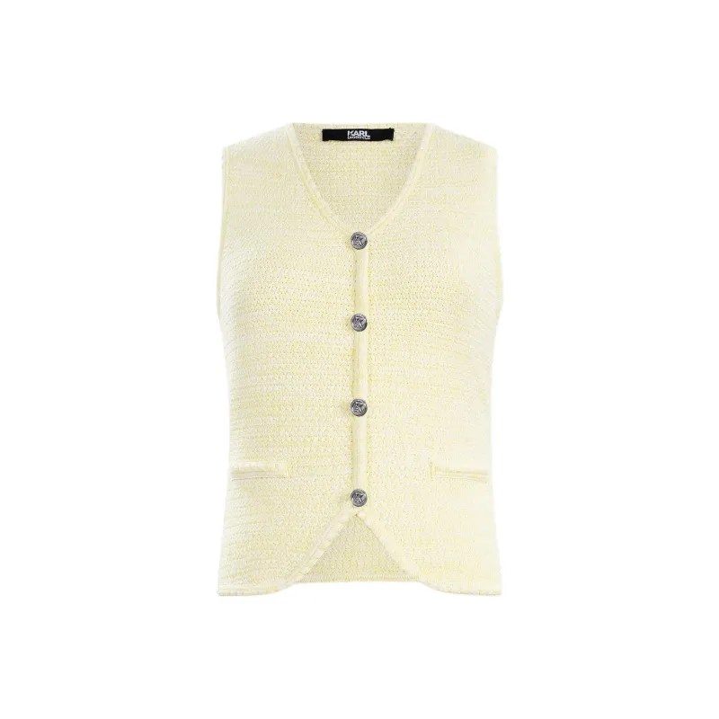 KARL LAGERFELD FW24 Tank Top Women's Yellow-0