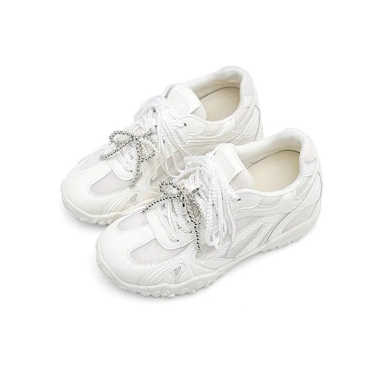 UNCLEWEN Eiffel Slip Resistant, Breathable, Height Increasing Low Top Chunky Sneakers Women's-13
