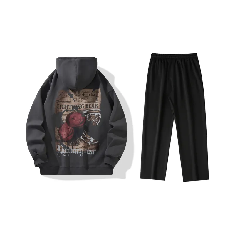 LIGHTNING BEAR Sweatshirt Sets Unisex-6