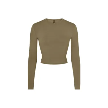 SKIMS T Shirt Women's ARMY/Army Green