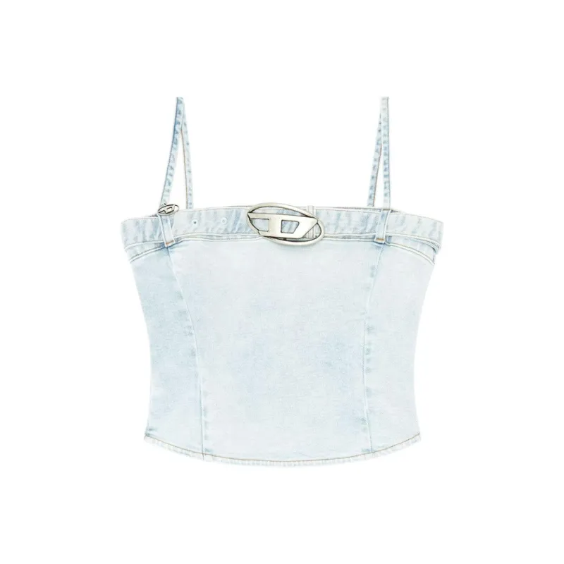 DIESEL De Lucy S Denim Tank Top-0