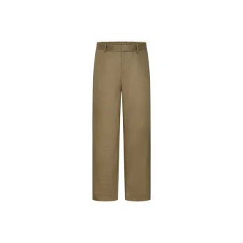 URBAN REVIVO Casual Pants Men's Dark Coffee Brown