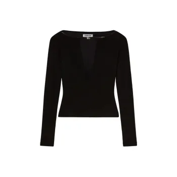 AMBUSH V Neck Jersey Top