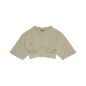 Jacquemus Corset detail Cotton T shirt