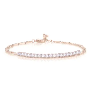 AJIDOU Synthetic Cubic Zirconia Bracelets Women's