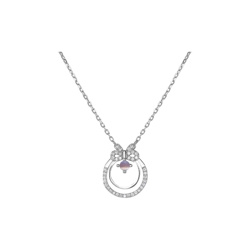 QIANFANGDAHUANGYE Zircon Necklaces Women's-0