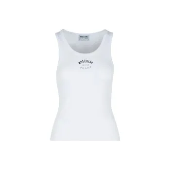 MOSCHINO Logo Printed Tank Top