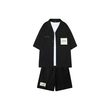 A.X.S.K Shirt Matching Set Unisex