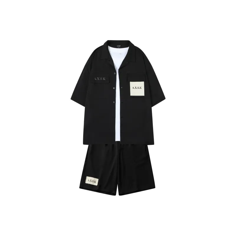 A.X.S.K Shirt Matching Set Unisex-0