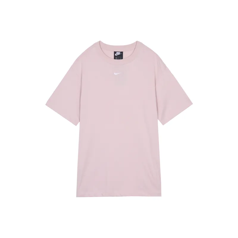 Nike Drop Shoulder Sleeve T Shirt Women's Pink-0