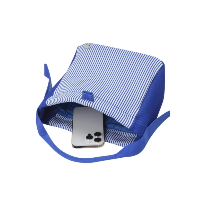 DESCENTE Polyester Handbag Mini Women's Blue & White-6