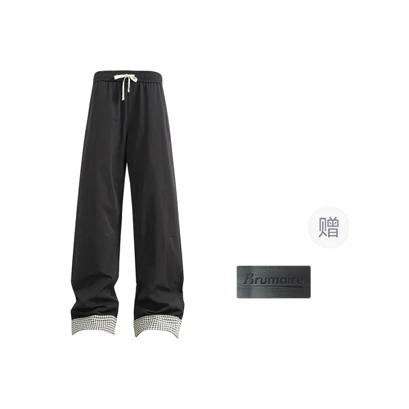 BRUMAIRE Casual Pants Unisex Black-6