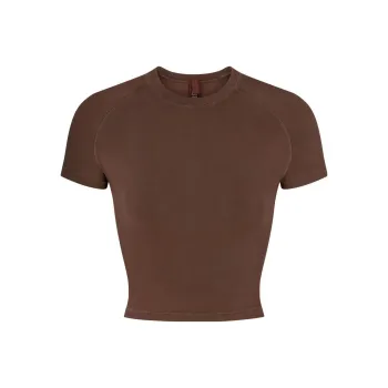SKIMS T Shirt Women's COCOA/Dark Umber