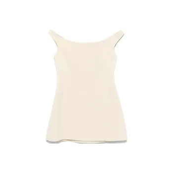 TOTEME Off-Shoulder Straight Hem Top