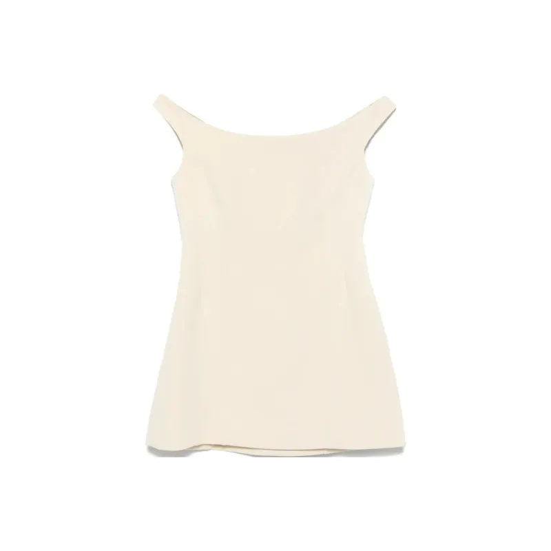 TOTEME Off-Shoulder Straight Hem Top-0