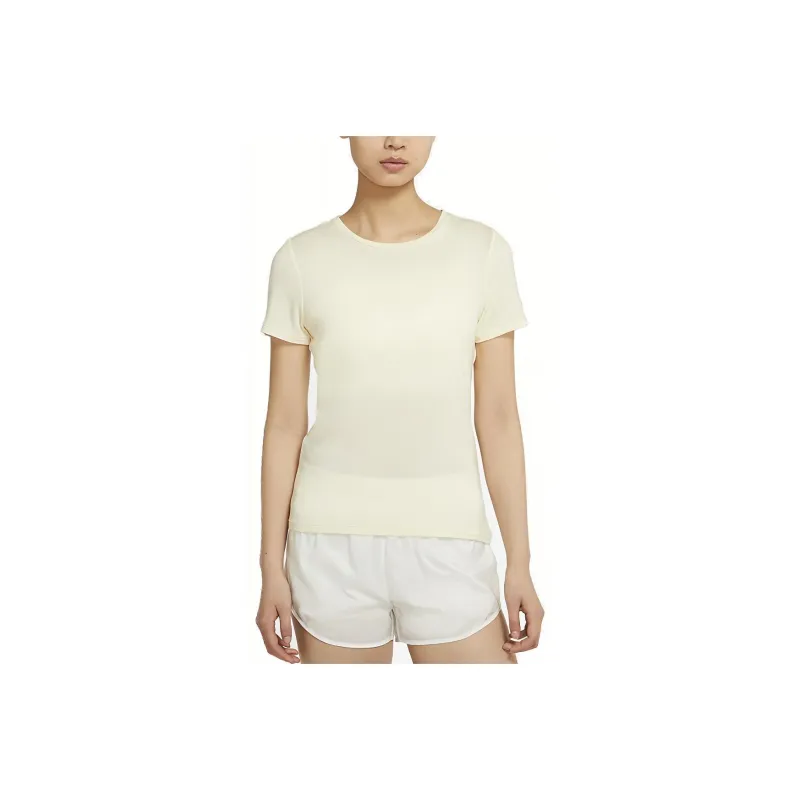 Nike T Shirts Women's Yellow-0